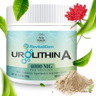 BoaSaude Urolithin A 2000 mg Powder – Adaptogen Blend, Prebiotics, High Absorption, 4.23 oz