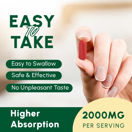 CystoRebalance Urolithin A Supplement 2000mg – High-Absorption Antioxidant for Healthy Aging & Mitochondrial Support – 120 Softgels